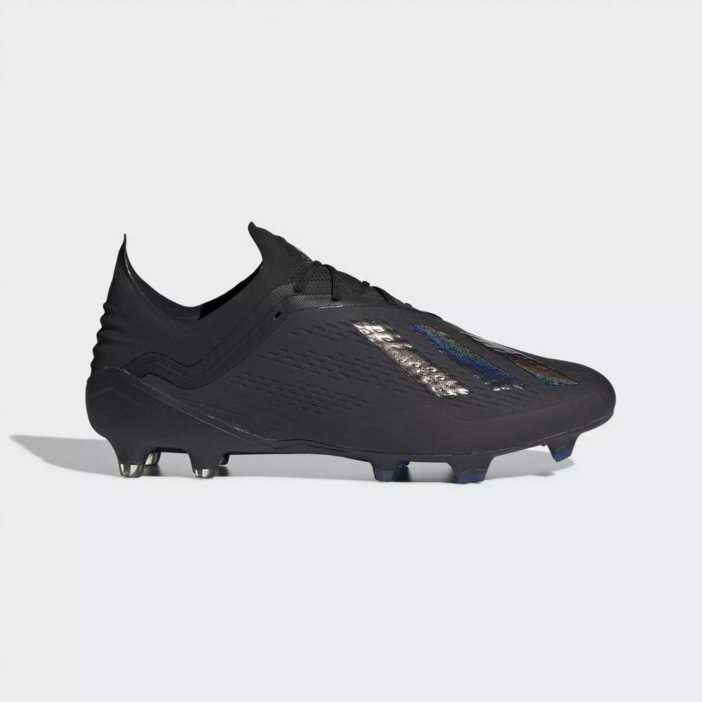 Adidas X 18.1 Firm Ground Tacos de Futbol Negros Para Hombre (MX-81432)